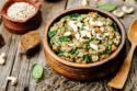 Quinoa ai funghi e verdure
