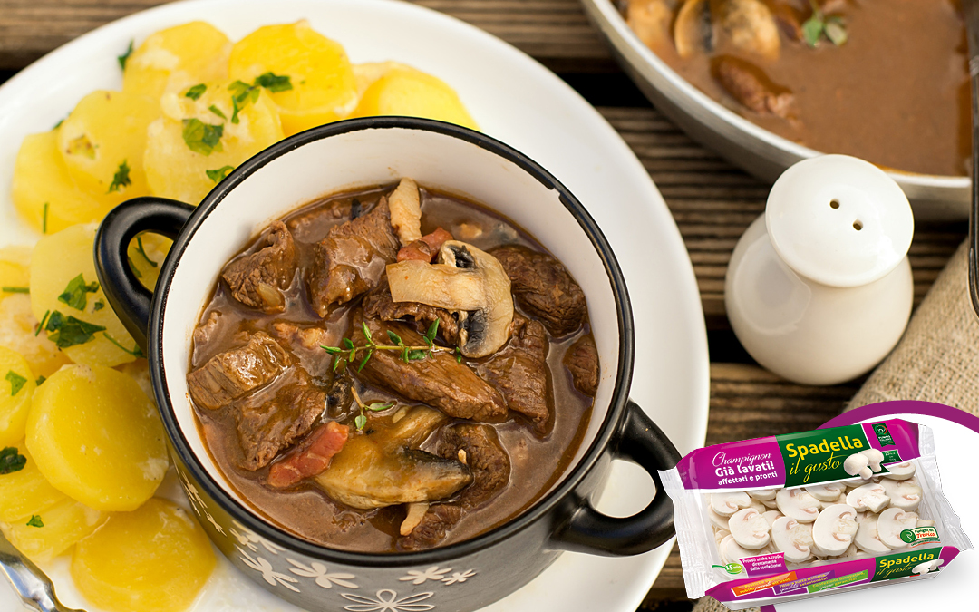Ricette in cinque minuti- Gulash funghi e verdure