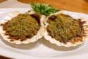 Capesante gratinate con funghi champignon