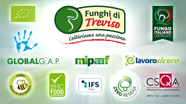 QUALI SONO LE CERTIFICAZIONI DI O.P. CONSORZIO FUNGHI DI TREVISO?